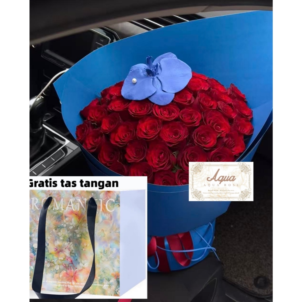 Bunga bunga palsu/Buket Mawar - Hadiah Hari Valentine & Ulang Tahun, Bunga Sabun Wangi, Bunga Buatan