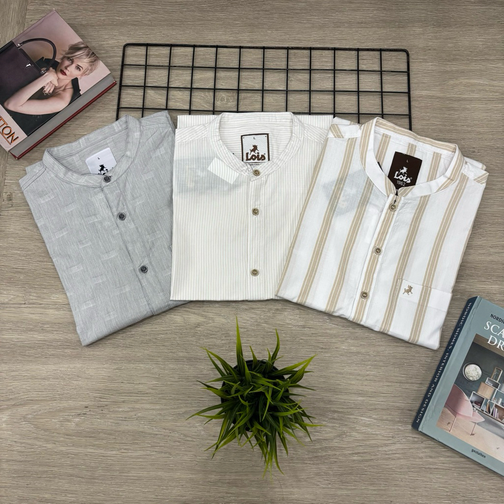 kemeja koko lois pria original