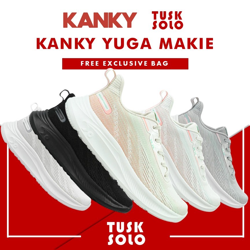 Sepatu Kanky Yuga Makie Sepatu Sneakers Casual Sepatu Kanky Sport Pria Wanita Original