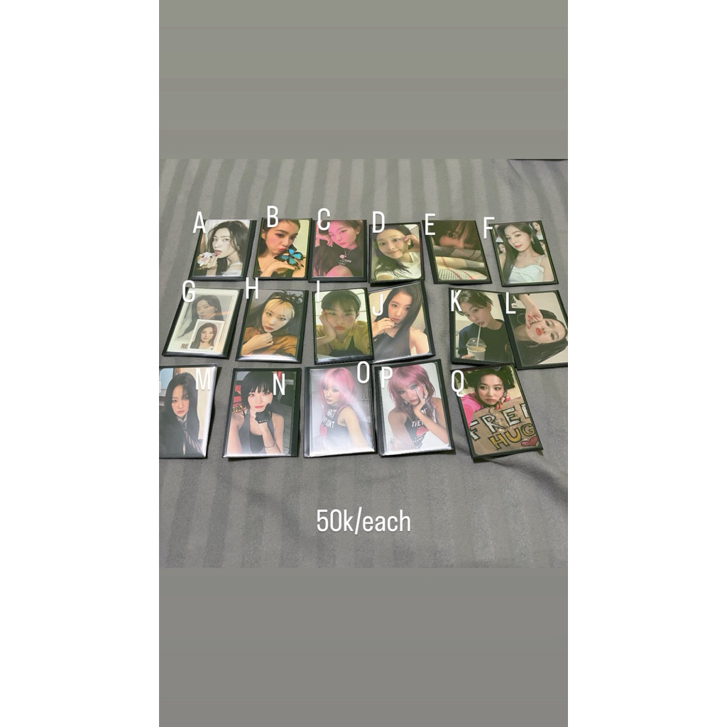 want to sell wts pc photocard yeri fancon in jakarta jkt selca seulgi irene aseul tilt tapcash under