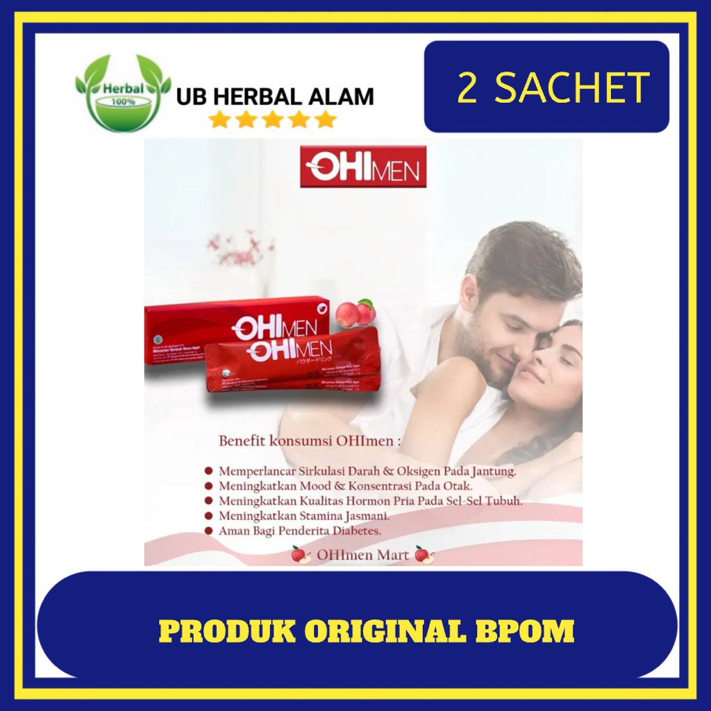 OHIMEN ( 2 Sachet ) Rasa Melon Stamina Produk Original