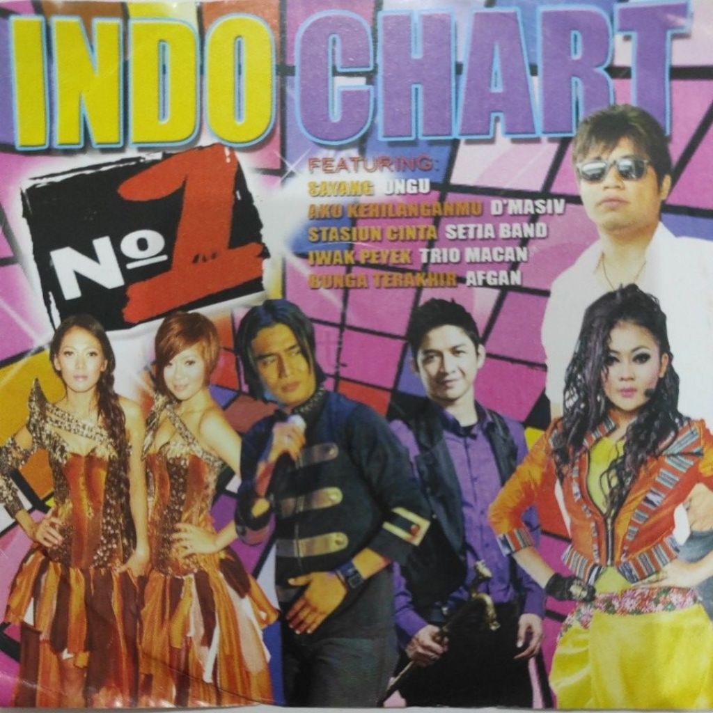 Kaset CD Pilihan Chart Lagu Pilihan Indo