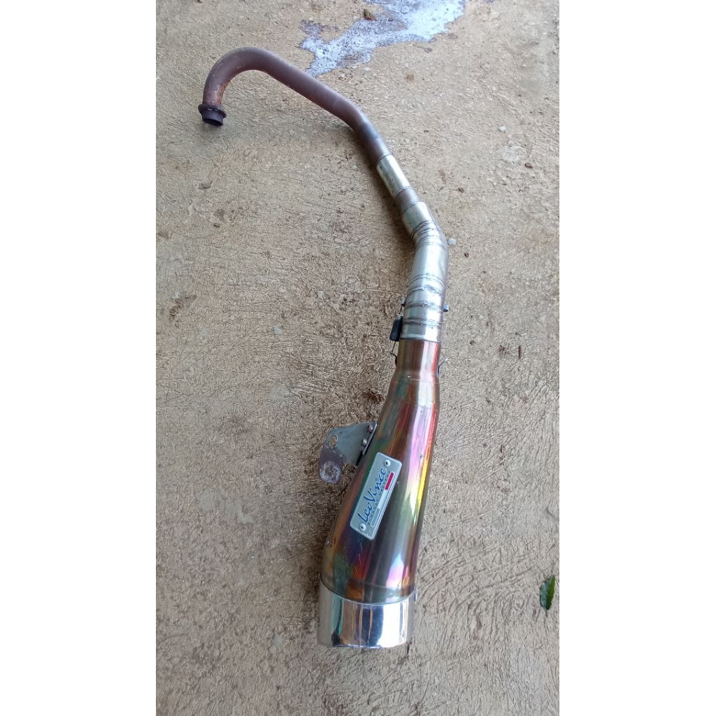 Knalpot Racing Trail LEOVINCE original second Honda Yamaha