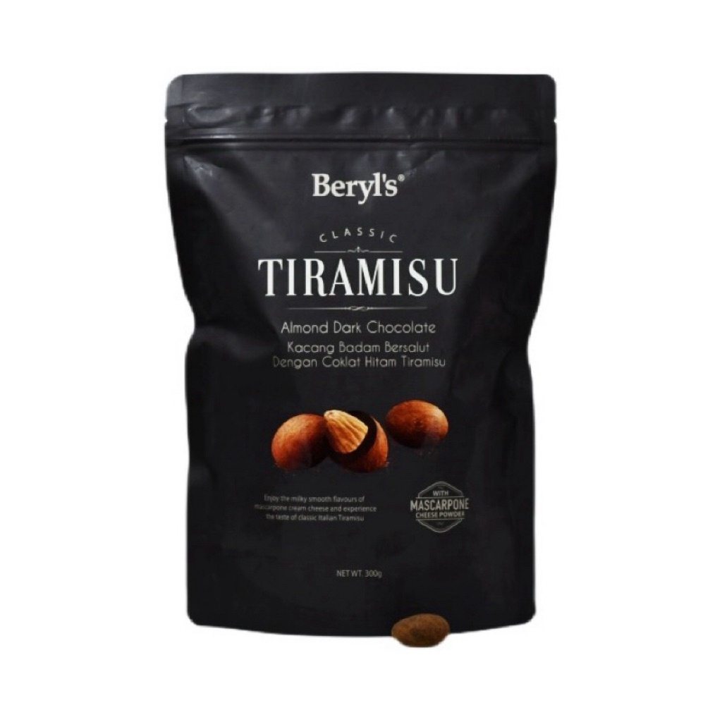 Beryl's Classic Tiramisu Almond Dark Chocolate