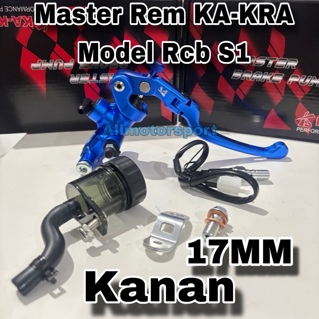 Master Rem Kakra Original Model S1 Full Cnc 14MM 17MM Lipat Radial Master Handle Rem Ka-Kra Lipat S1