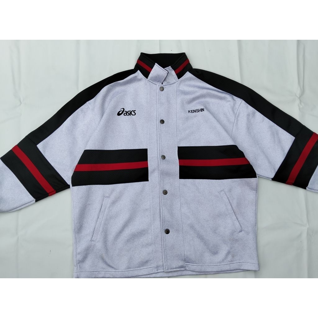 jaket brand ASICS varsity seri basketball vintage