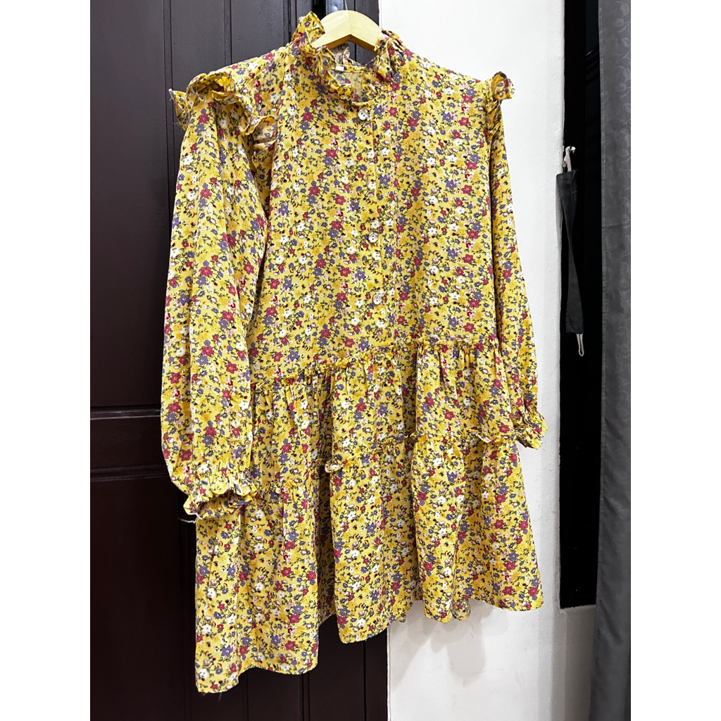 tunik bunga bunga preloved