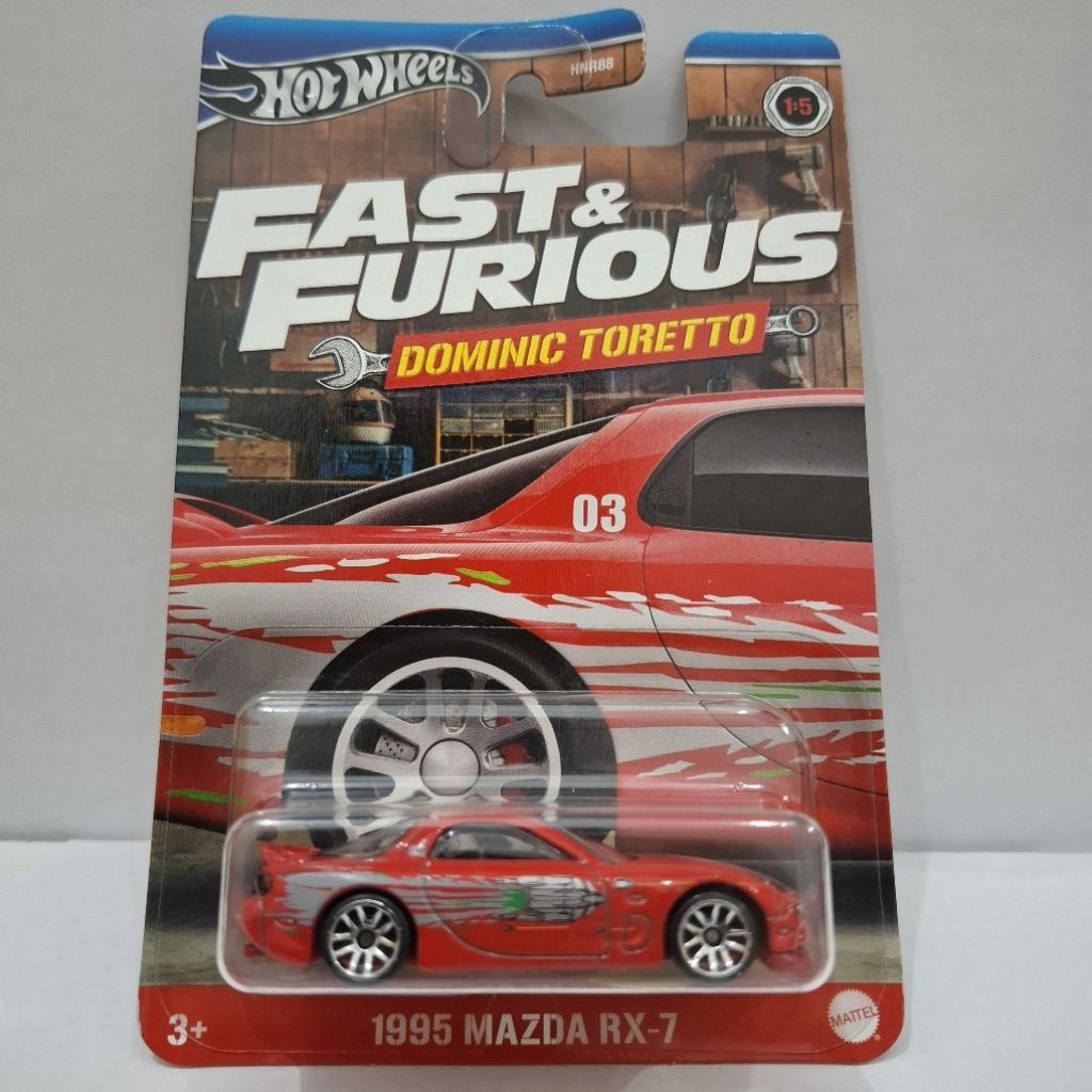 1995 Mazda RX-7 Seri Fast and Furious Hotwheels