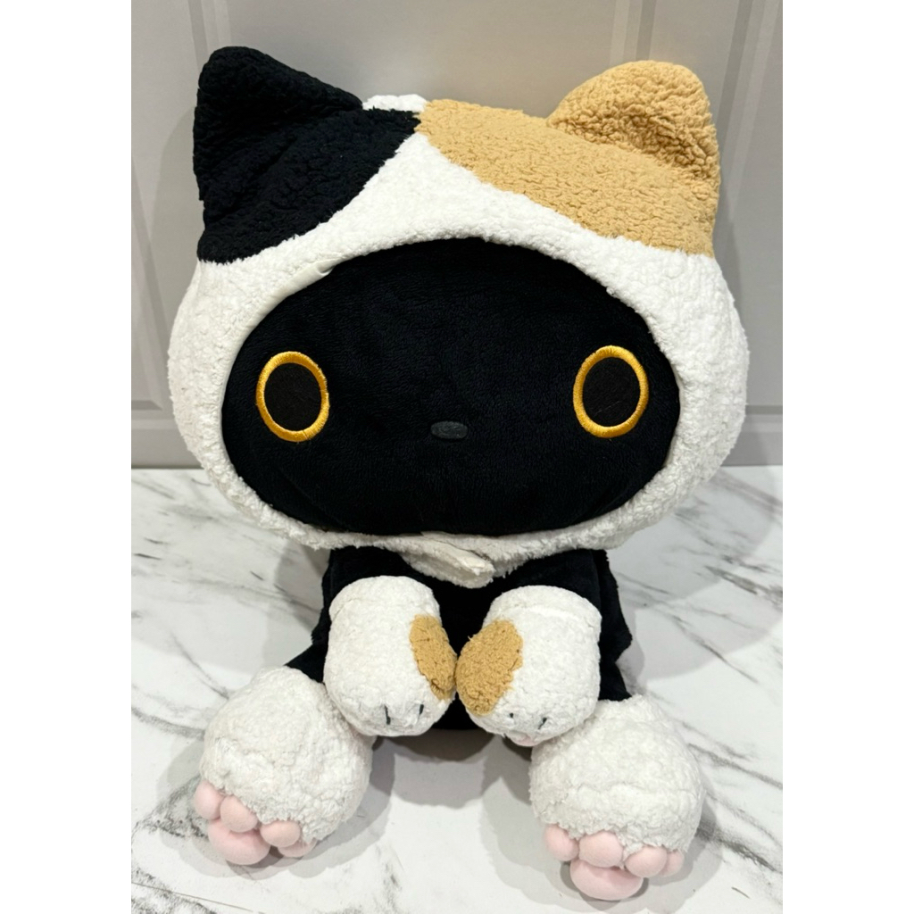 Boneka Plushie Kutusitanyanko Kostum Kucing Calico Sz Jumbo San X