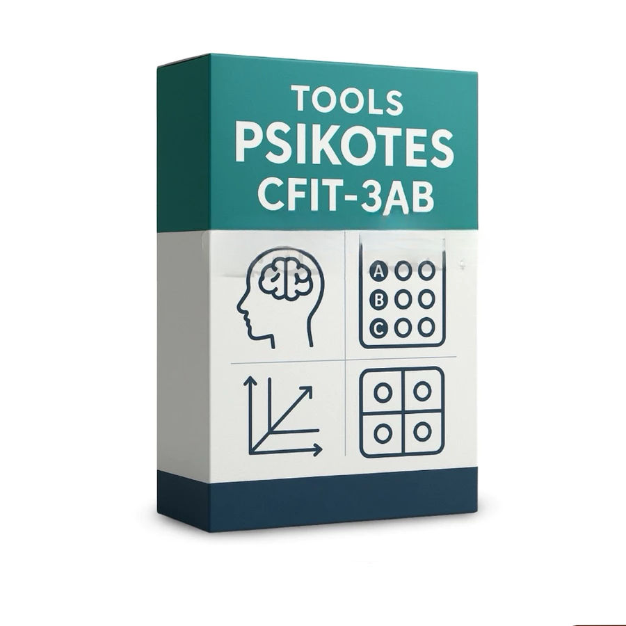 TOOLS PSIKOTES CFIT 3A & 3B - Tes Psikologi Dewasa Usia Kerja: Program Pengukur Kecerdasan IQ Test