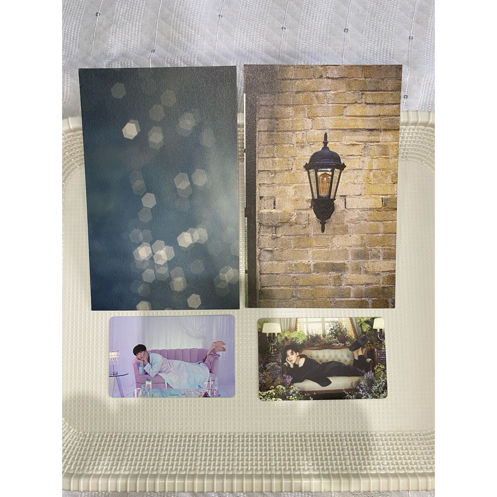 bts pc jin jimin plus postcard album be deluxe