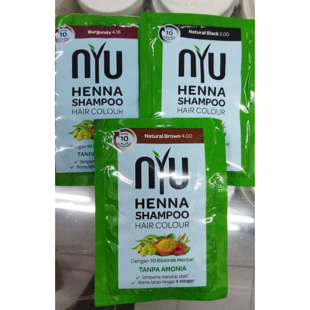 Nyu semir shampo kemasan sachet 20ml