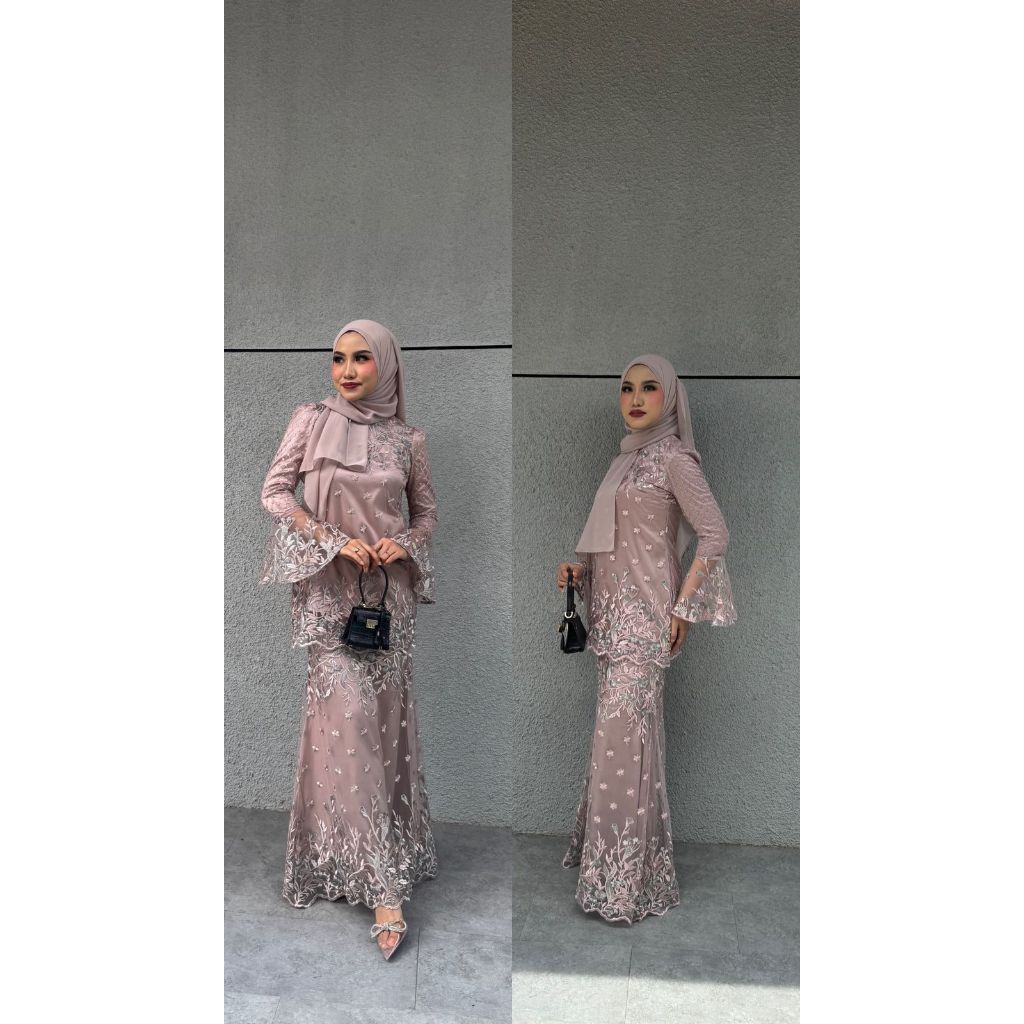 (Akita - ONESET KURUNG AMEENA COUPLE RAYA SERIES) oneset couple special raya series collection