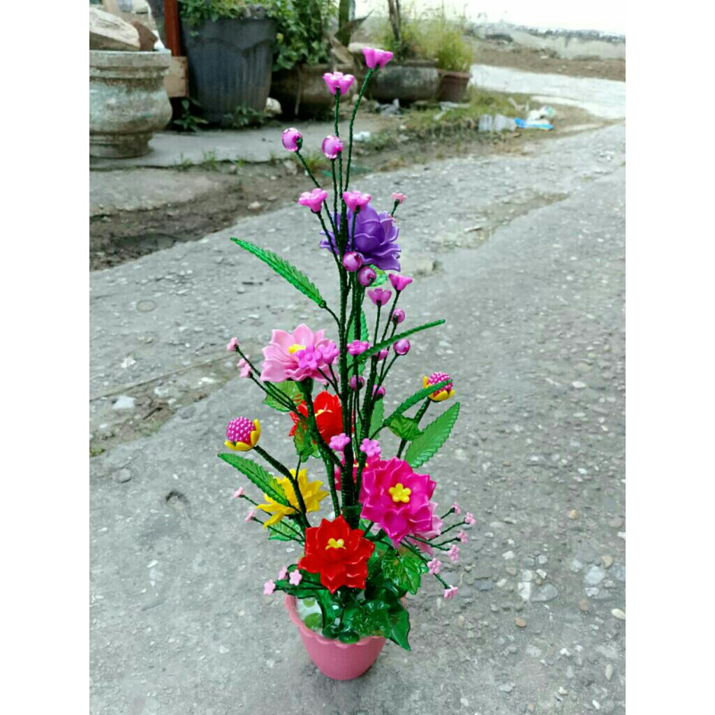 Bunga Akrilik bunga meja bunga akrilik bunga artificial buket wisuda bunga bahlil