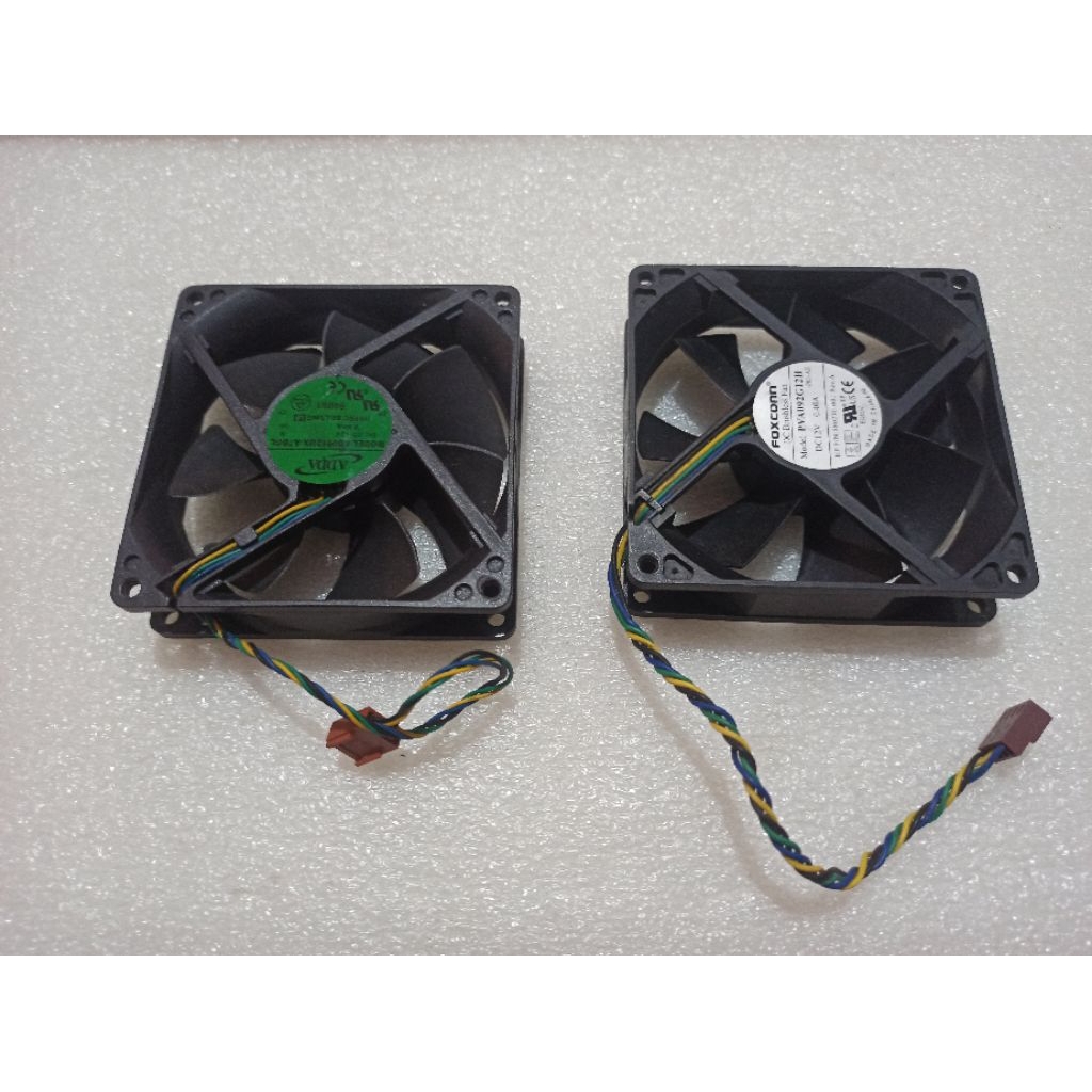 kipas blower casing original buat PC built up/rakitan 12v ukuran 9cm soket 4 pin