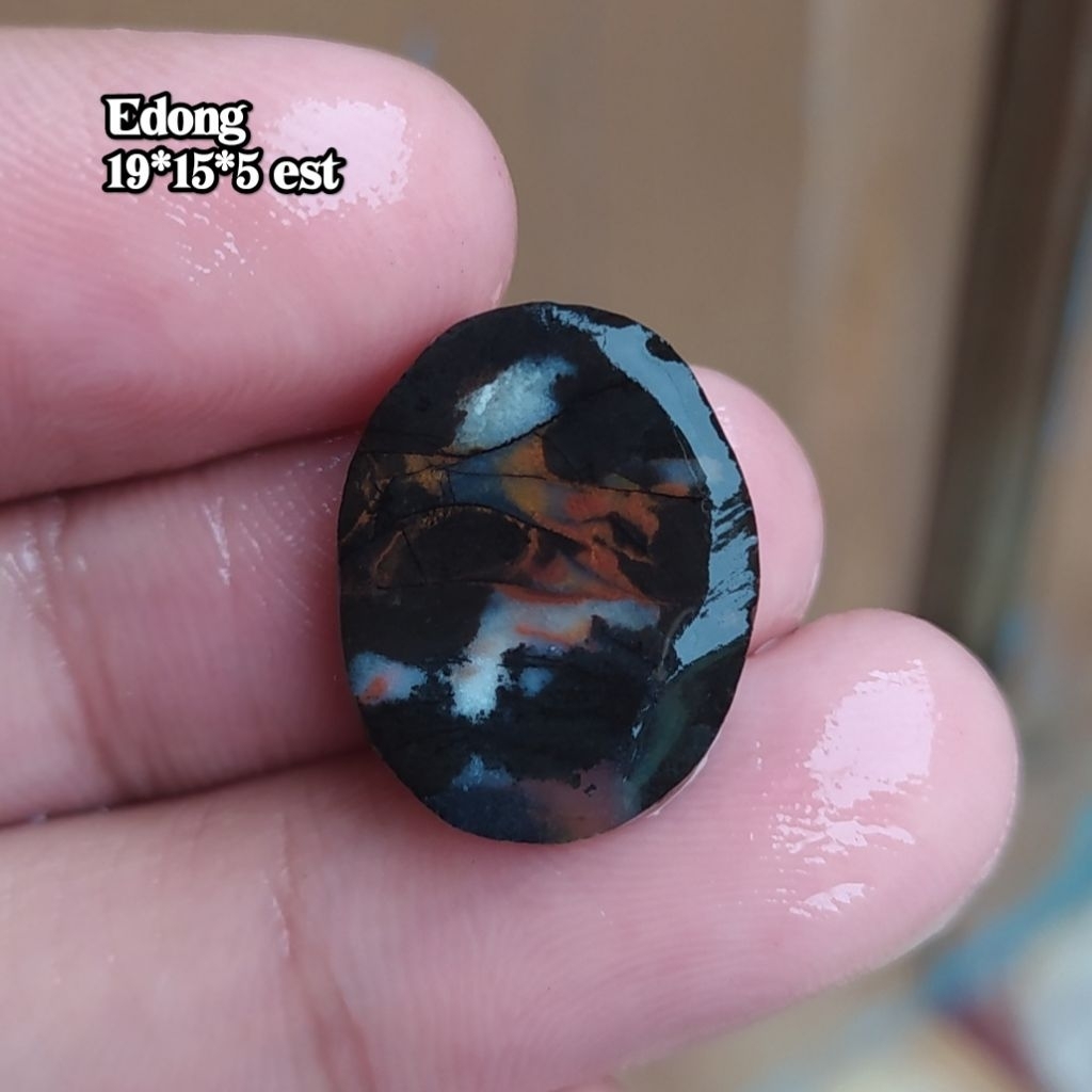 (BISA COD) Bahan Pola Kasar Batu Akik Pancawarna Garut Edong
