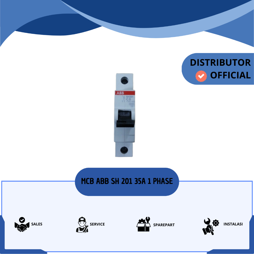 MCB ABB SH 201 35A 1 PHASE