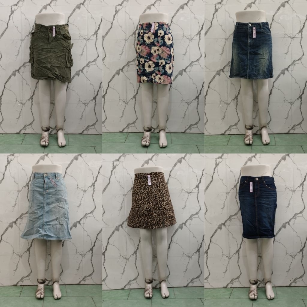 ROK JEANS PART 3 / ROK MIDI JEANS / ROK JEANS PANJANG