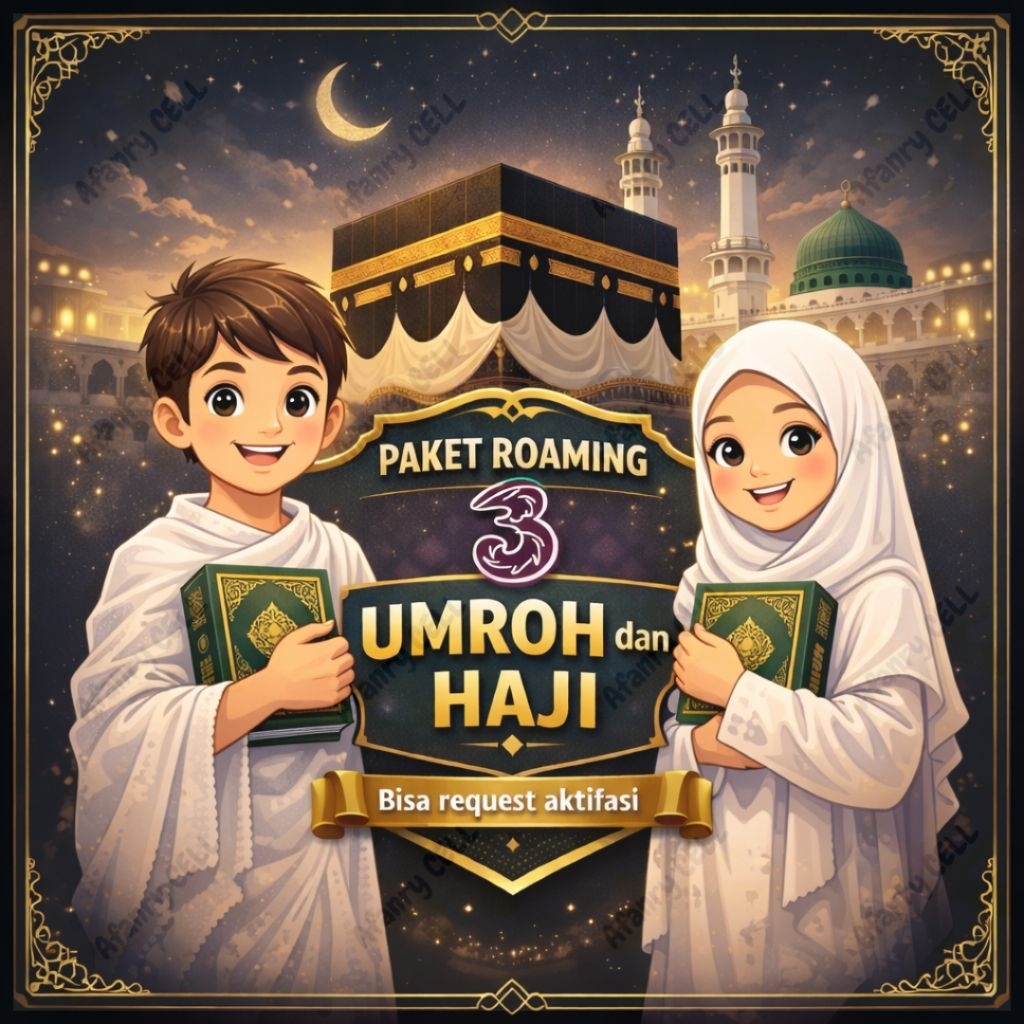 KUOTA ROAMING UMROH TRI || KUOTA ROAMING HAJI TRI || Kuota Haji