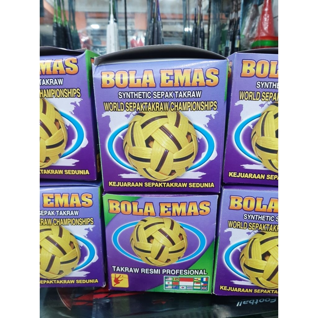 Bola Sepak Takraw Pelastik Bola Takraw Bola Emas