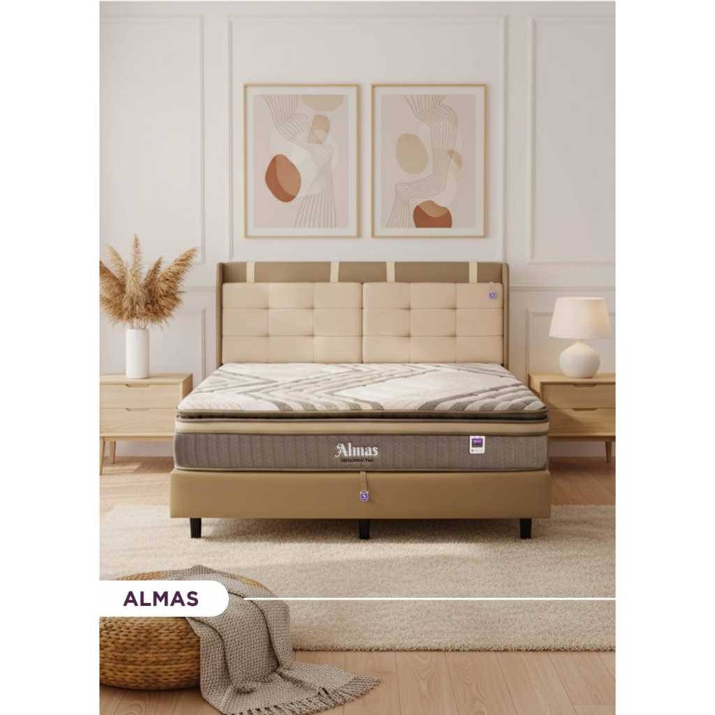 ANGEL Springbed Kasur Type NEW ALMAS [FULL SET]