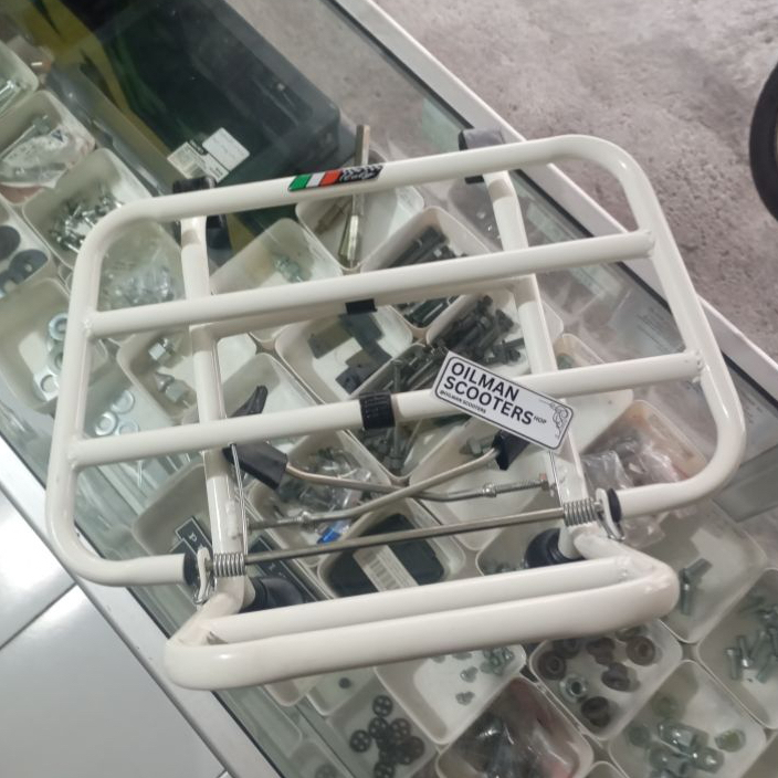 FRONTRACK VESPA PUTIH MODEL FA ITALY RAK DEPAN VESPA FA ITALY RAK DEPAN VESPA PX FRONTRACK VESPA FA