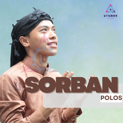 Sorban Hitam Polos Ronce Segi Empat Sorban Wanita Sorban Pria