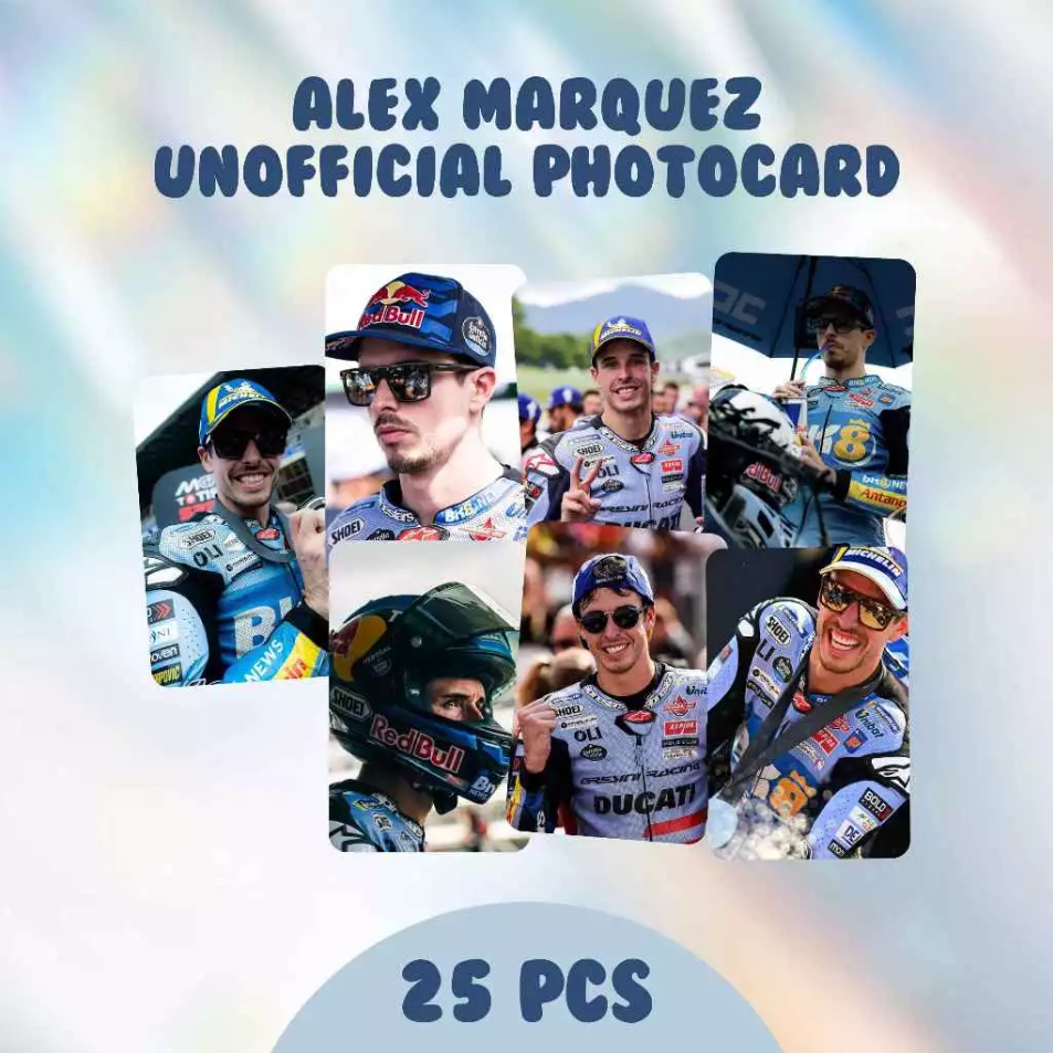 [25 PCS] Alex Marquez MotoGP Unofficial Photocard