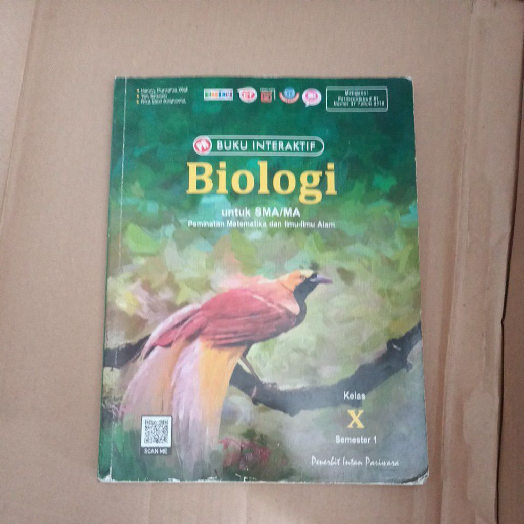 PR buku interaktif BIOLOGI untuk SMA/MA kelas X semester 1