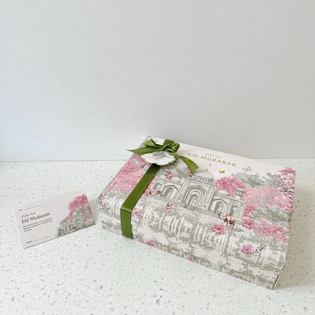 5 Pcs Box Kue Kering Eid Mubarak Kotak Hampres Souvenir Lebaran Sekat 3