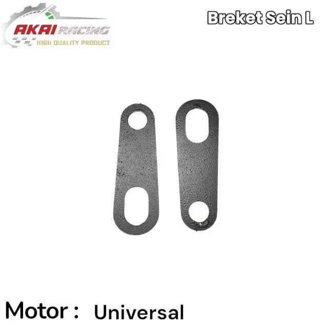 Breket Kedudukan Lampu Sein Breket Sen Plat Lurus Universal Akai Racing