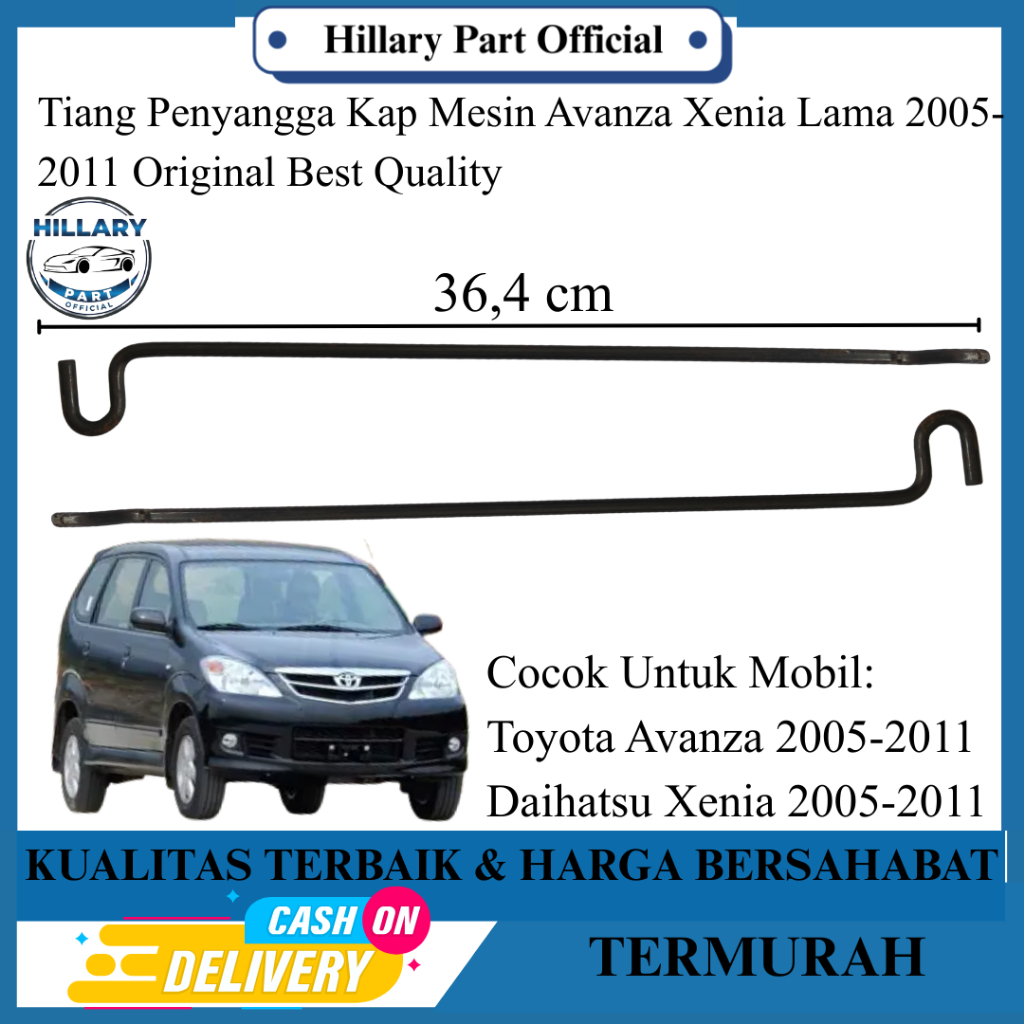 Tiang Penyagga Kap Mesin Avanza Xenia Lama 2005-2011 Original