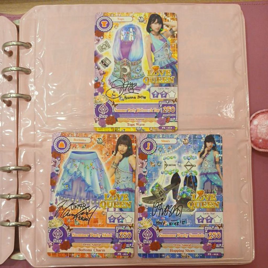Aikatsu Set Love Queen Signed JKT48