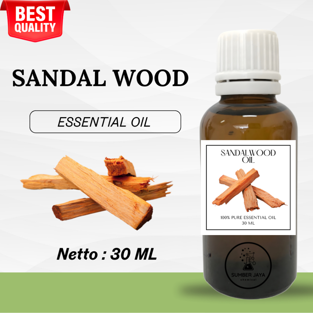 Sandalwood Essential Oil / Sandalwood oil / Minyak Sandalwood / Minyak Cendana 30 ML
