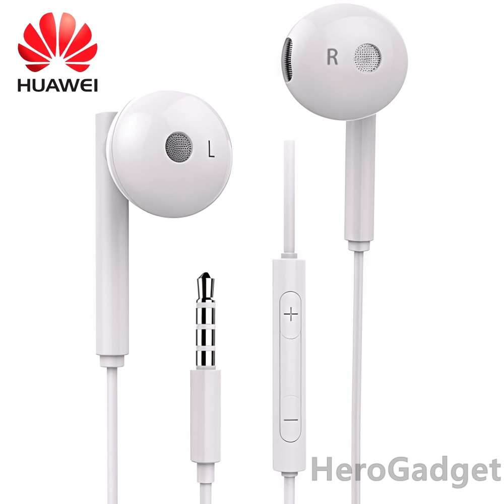 Handsfree Huawei Original Headset Earphone Kabel Microphone