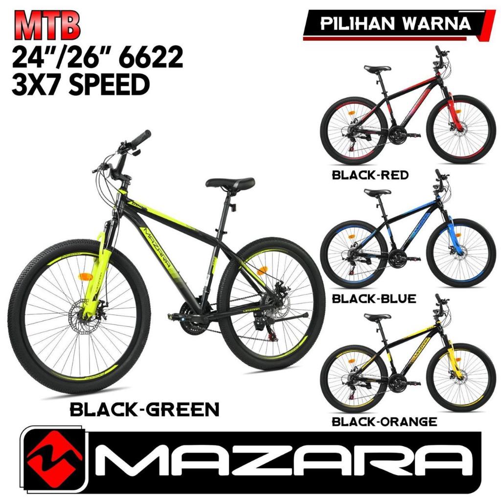 SEPEDA GUNUNG MTB 26 INCH MAZARA 6622