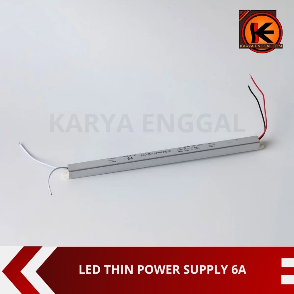 LED Thin Power Supply 6A/ Driver LED minimalis