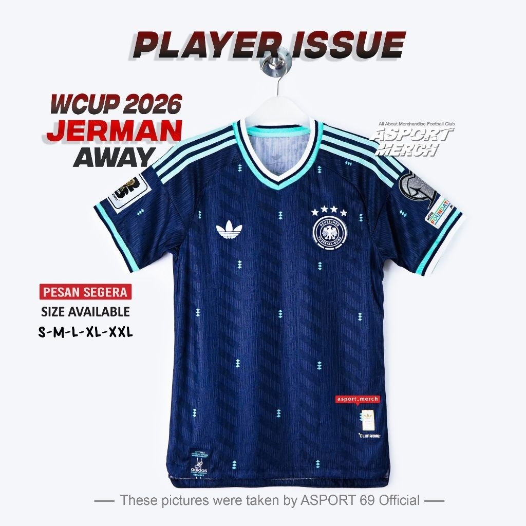JERSEY PLAYER ISSUE JERMAN AWAY WCUP2026 PULDUN