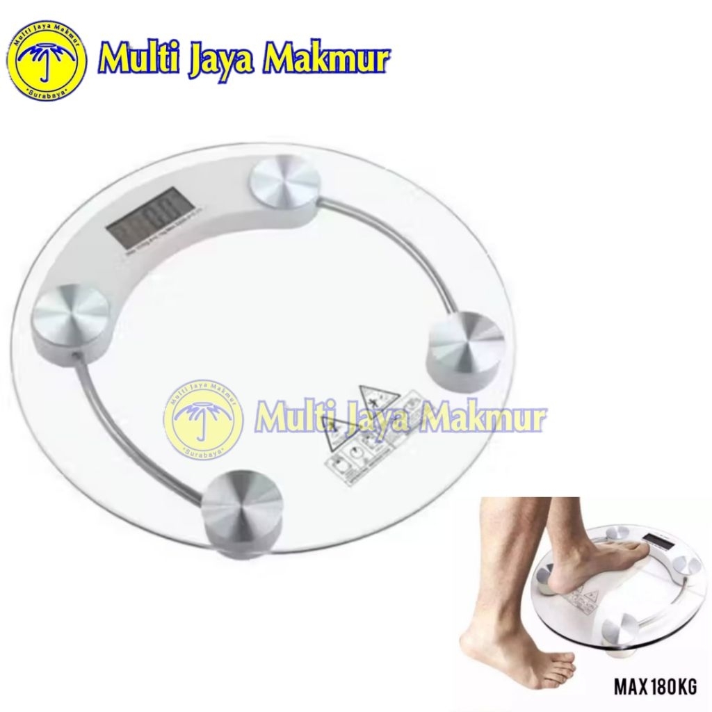 GSE Timbangan Badan Digital bulat - AKURAT