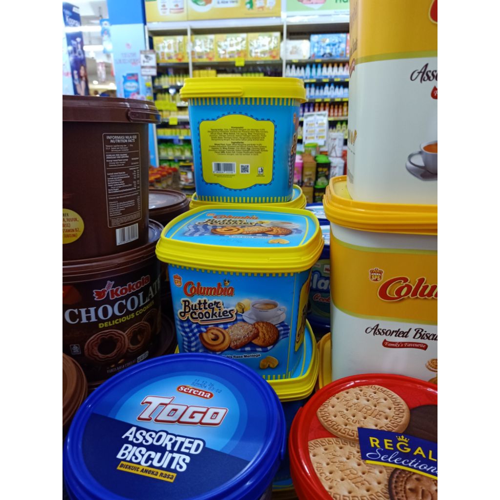 Columbia butter cookies jar segi 300g
