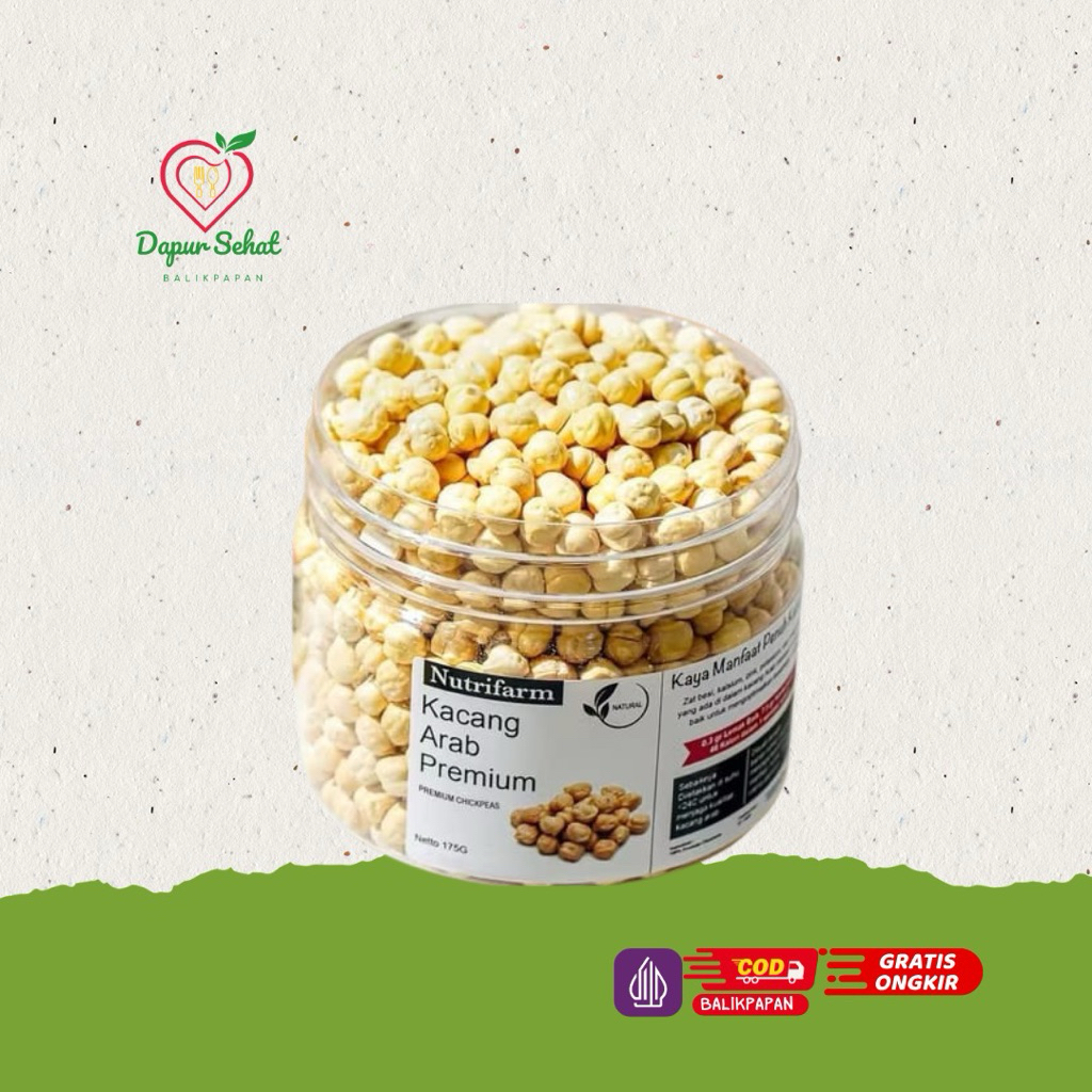 KACANG ARAB 175 Gram / KACANG ARAB ORIGINAL / KACANG ARAB NUTRIFARM / COD BALIKPAPAN KACANG ARAB / K