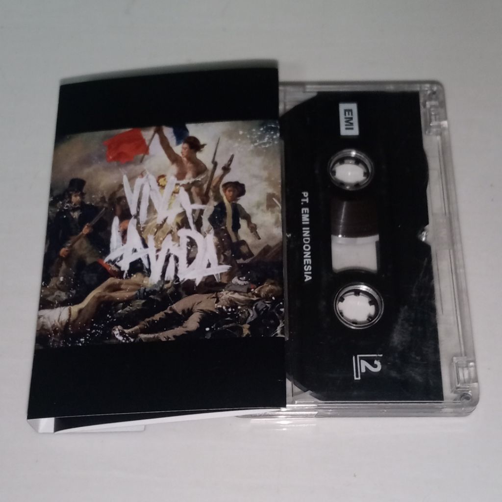 Kaset Coldplay - Viva La Vida (COVER REPRO ISI ORI)
