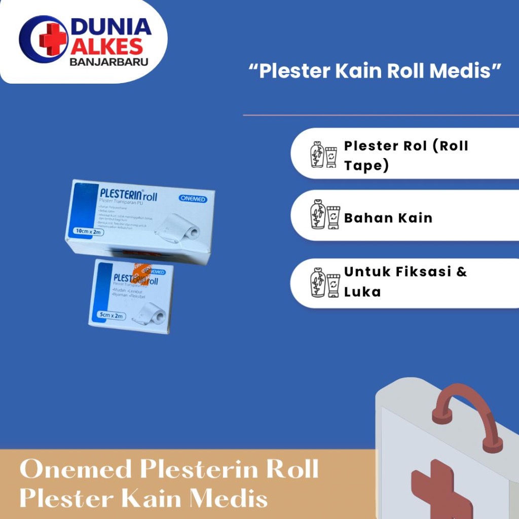 ONEMED Plesterin Roll | Plester Waterproof | Plester Luka