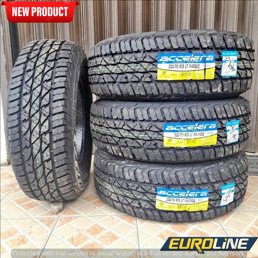 Ban mobil Semi Offroad Accelera Standar Katana Ukuran 235 70 R15 Ban Tubles Termurah