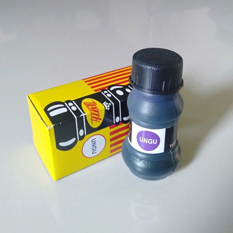 Tinta Cap Stempel Zenith Warna Ungu 20 ml /Stamp Ink / Cap Jempol Warna Ungu - Ungu