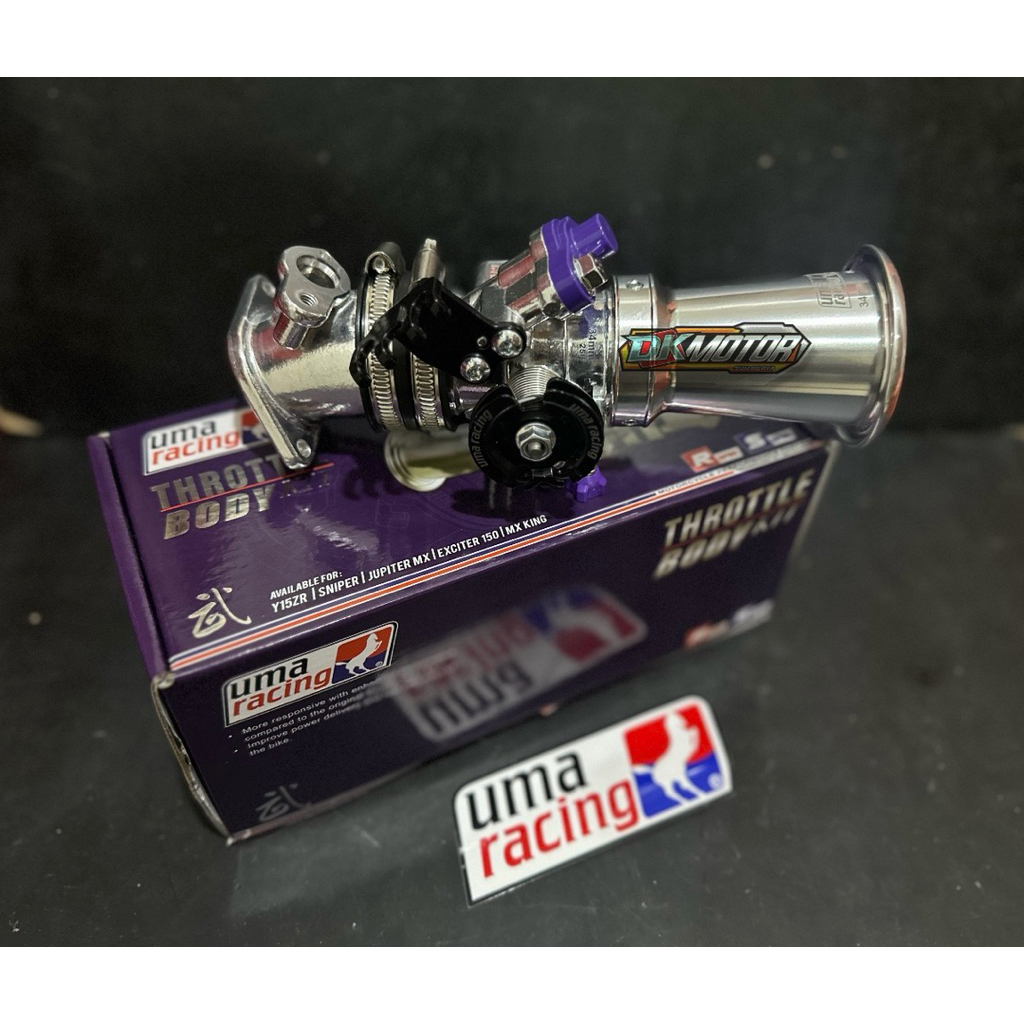 Throttle Body Kit TB Uma Racing Y15ZR Y 15 ZR MX King Xabre R15 V2 Vixion Old New 32 34 36 38