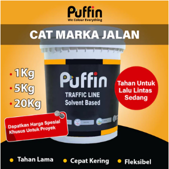 Cat Marka Jalan Puffin sol vent based 20 kg cat jalan