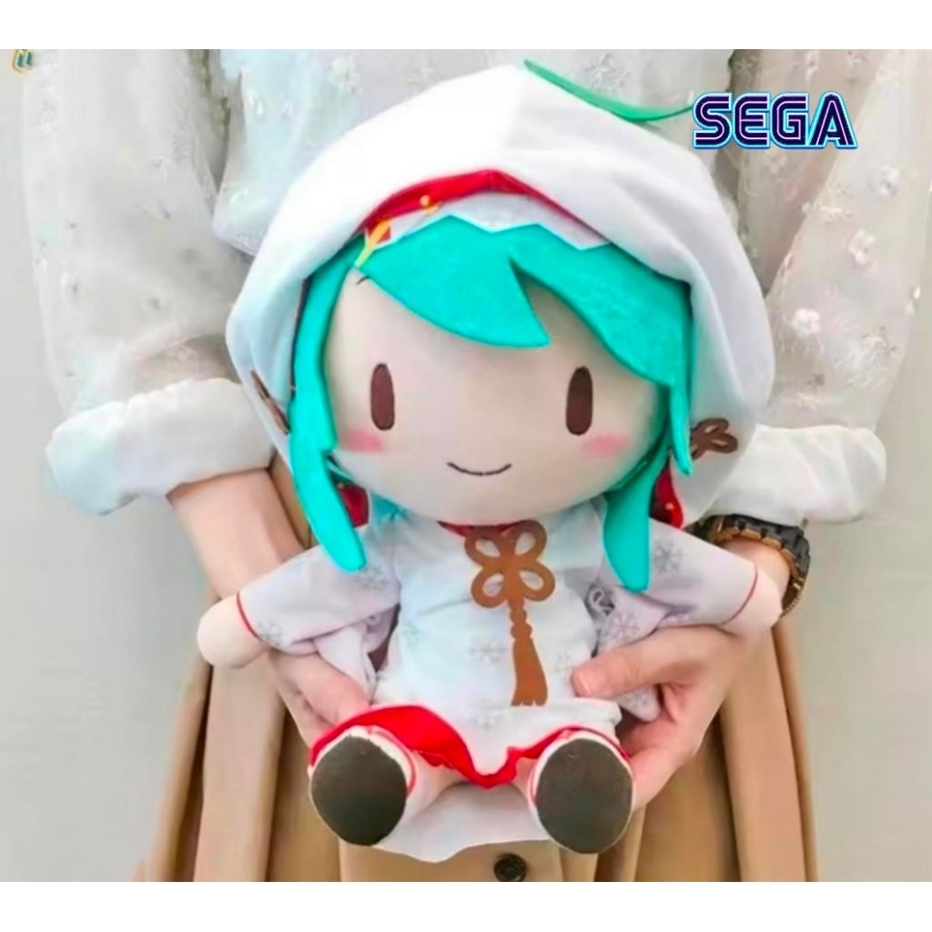 Boneka Hatsune Miku. Boneka snow Miku original with tag sega