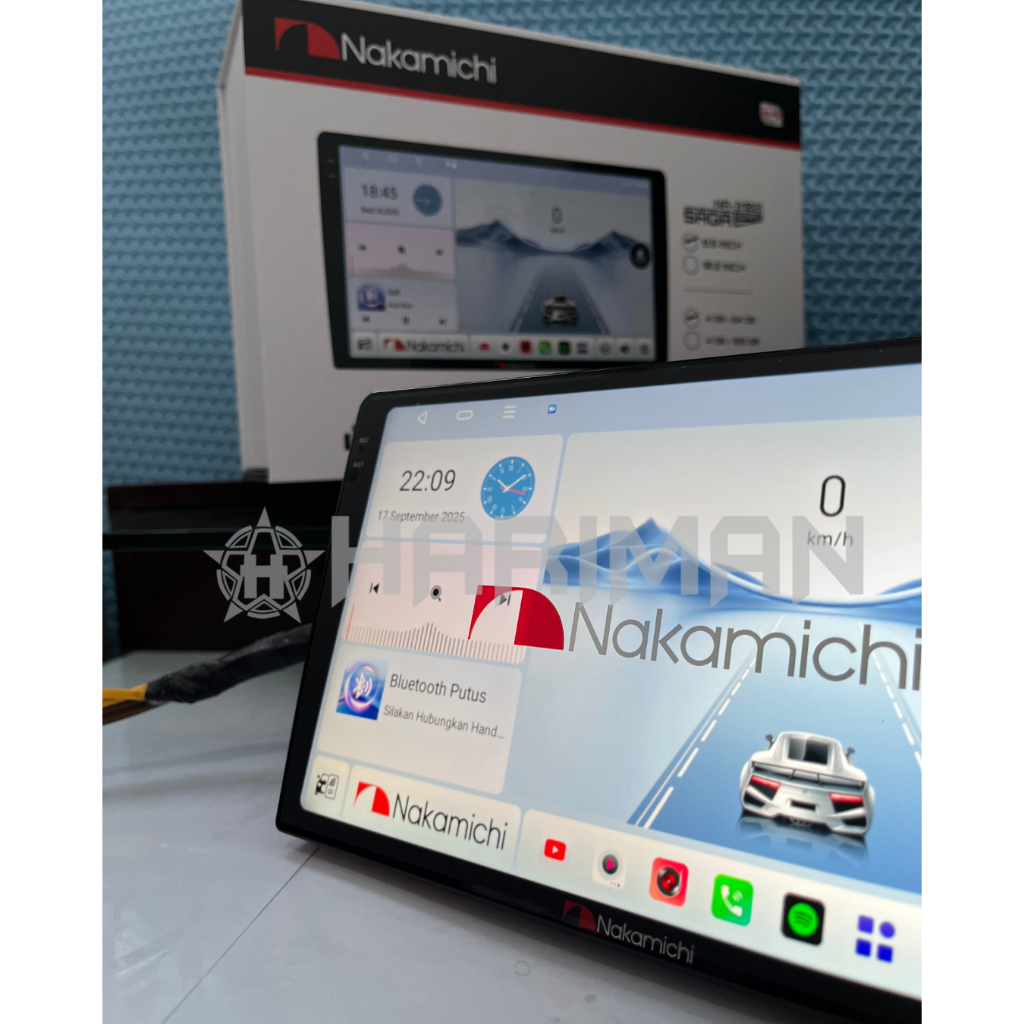 HEADUNIT ANDROID  NAKAMICHI SAGA NA-3102i Ram 4 dan Ram 6 Support 360