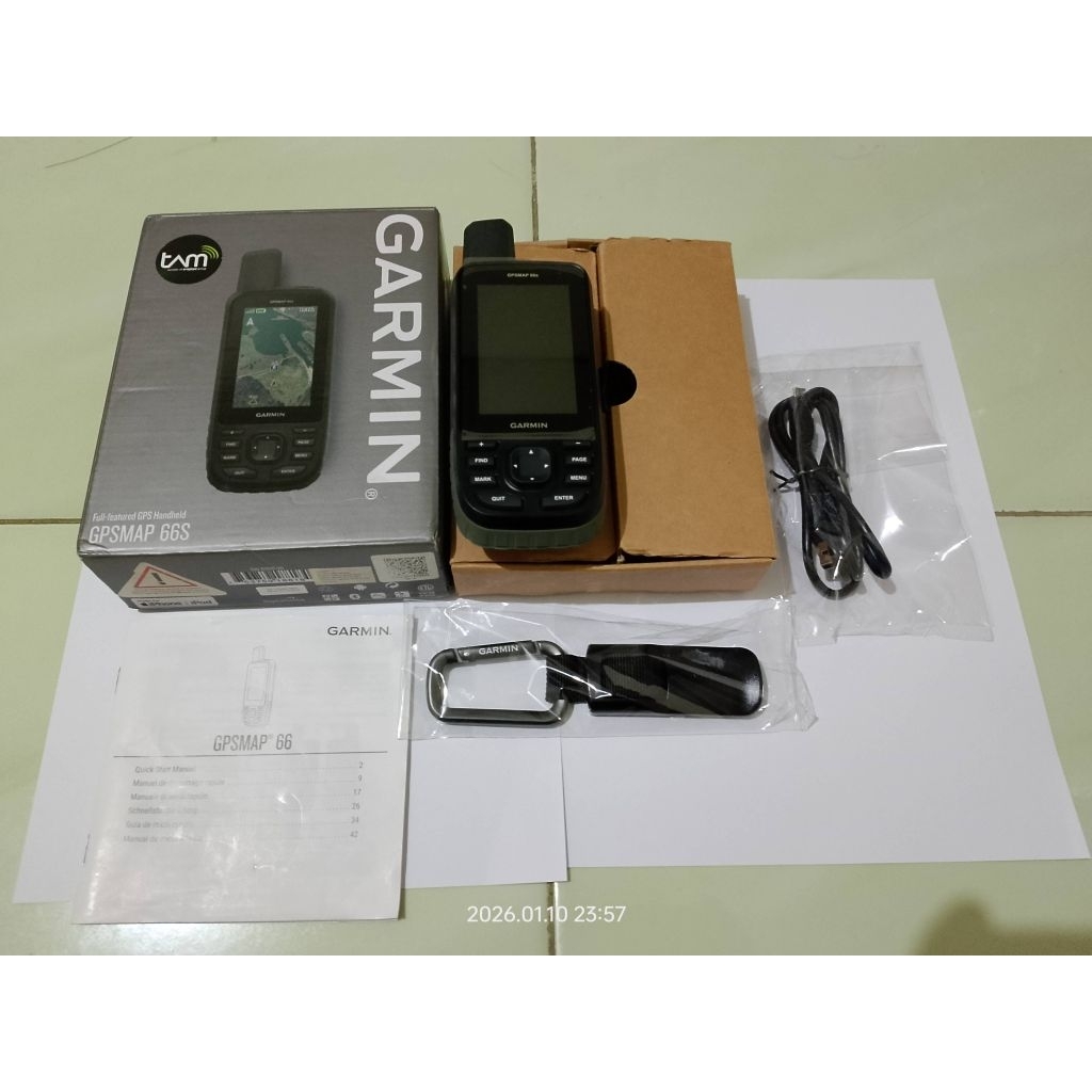 Gpss Garmin 66s/Bekas lengkap Gpss Garmin Handel Garmin 66s Murah